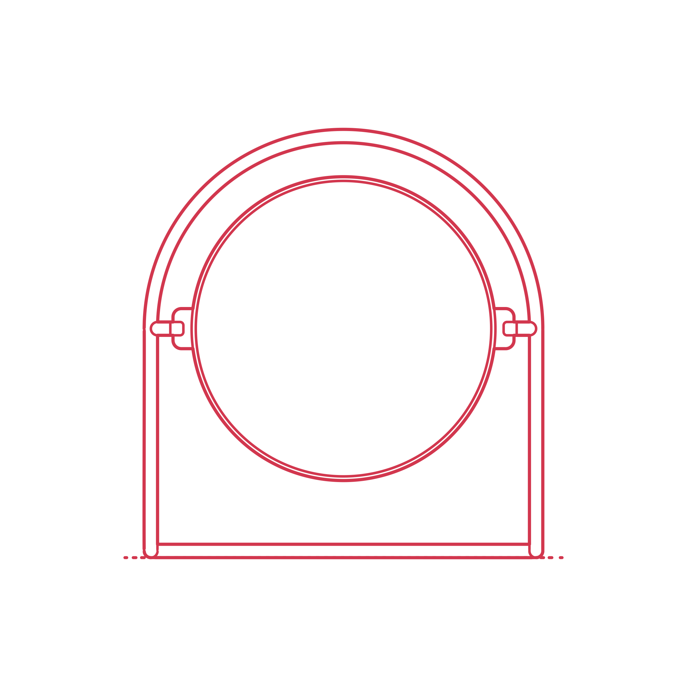 Objects Table Mirrors Nimbus Table Mirror Outline Svg File Free Vectors